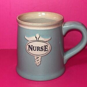 Burton+BURTON Nurse Mug Ceramic Coffee Cup Mint Green Microwave Dishwasher Safe